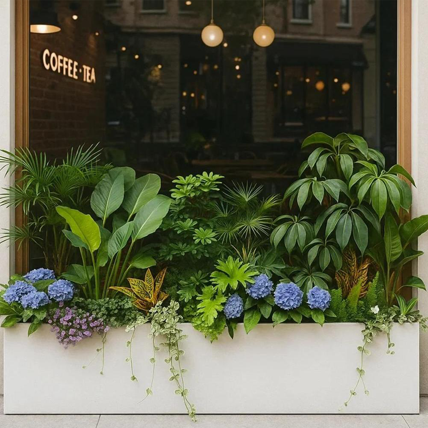 【餐厅造景系列】仿真绿植装饰