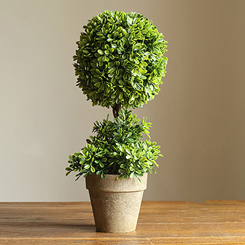 仿真植物球形室内客厅假花餐桌摆设电视柜北欧风花艺摆件植物装饰