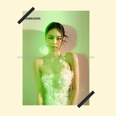 jennie香水新品海报韩国明星画报