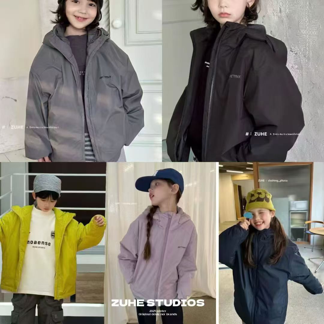 女童双面冲锋衣2025冬季新中大童校服神器双面摇粒绒外套中大童