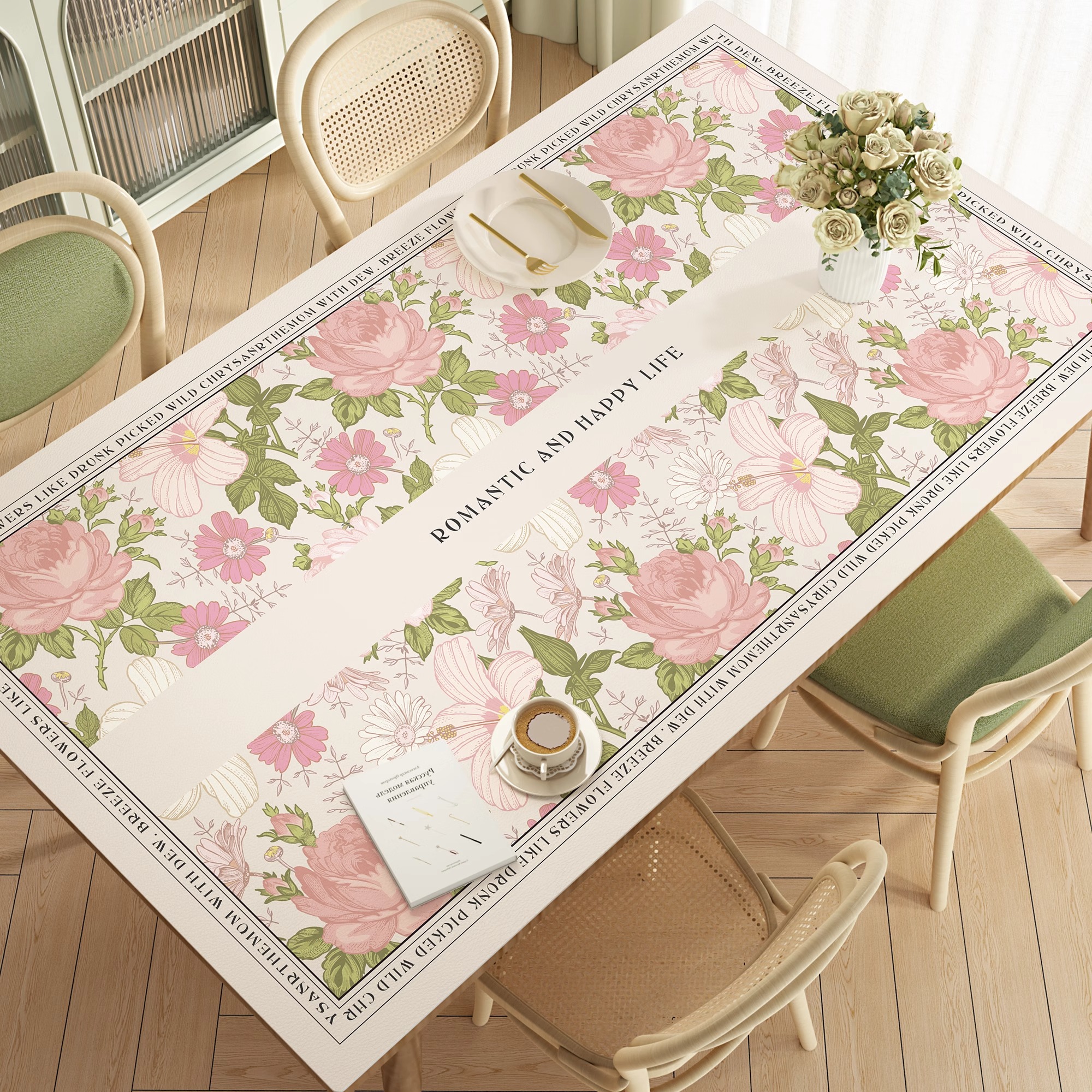 小清新皮革免洗防水防油防烫餐桌