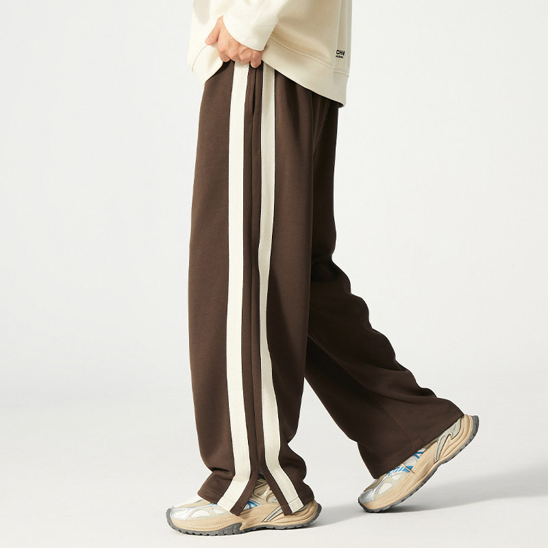 男裤大码运动裤秋季新款直筒阔腿裤加加大胖子佬休闲长卫裤春秋款