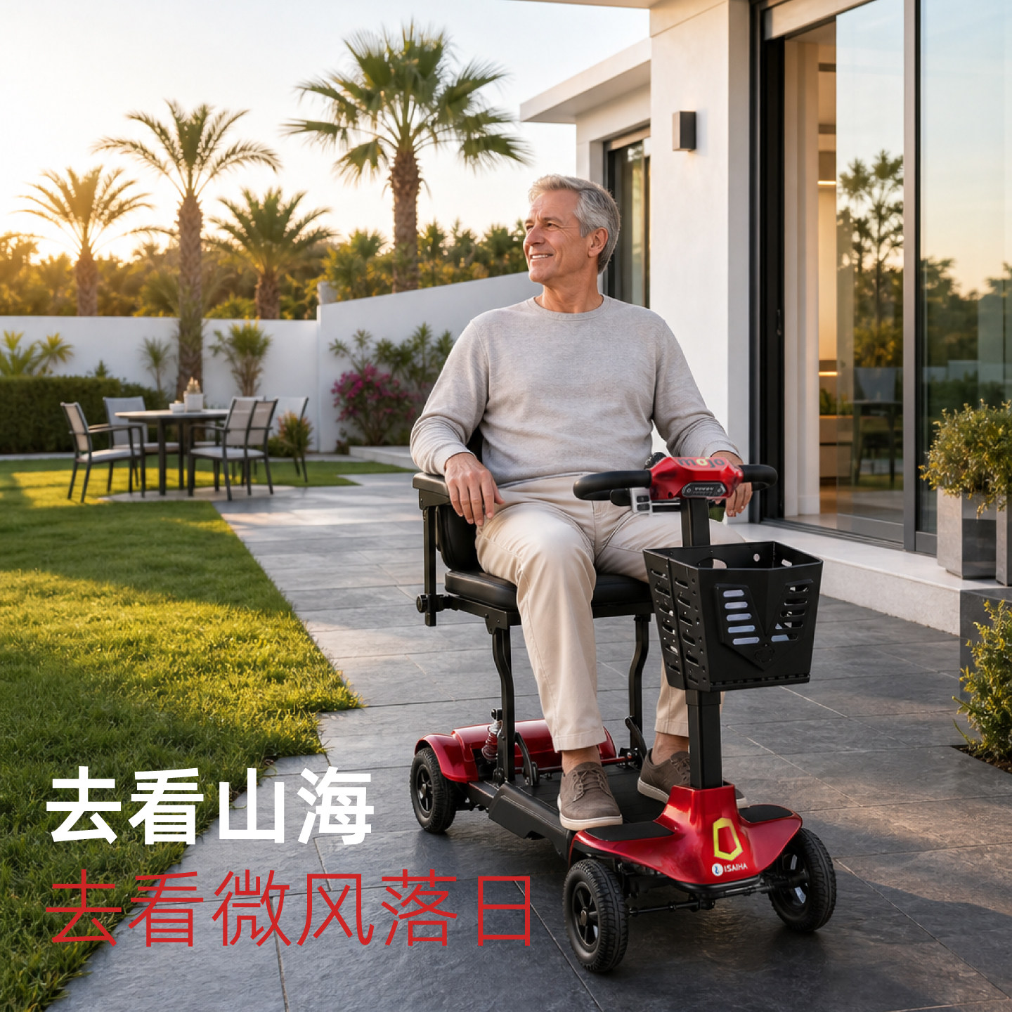 依赛哈T330遥控智能折叠代步车