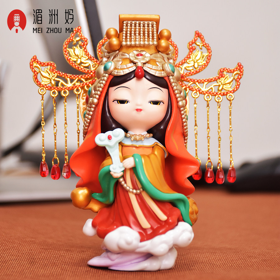 湄洲妈祖盲盒凤冠头饰不含公仔