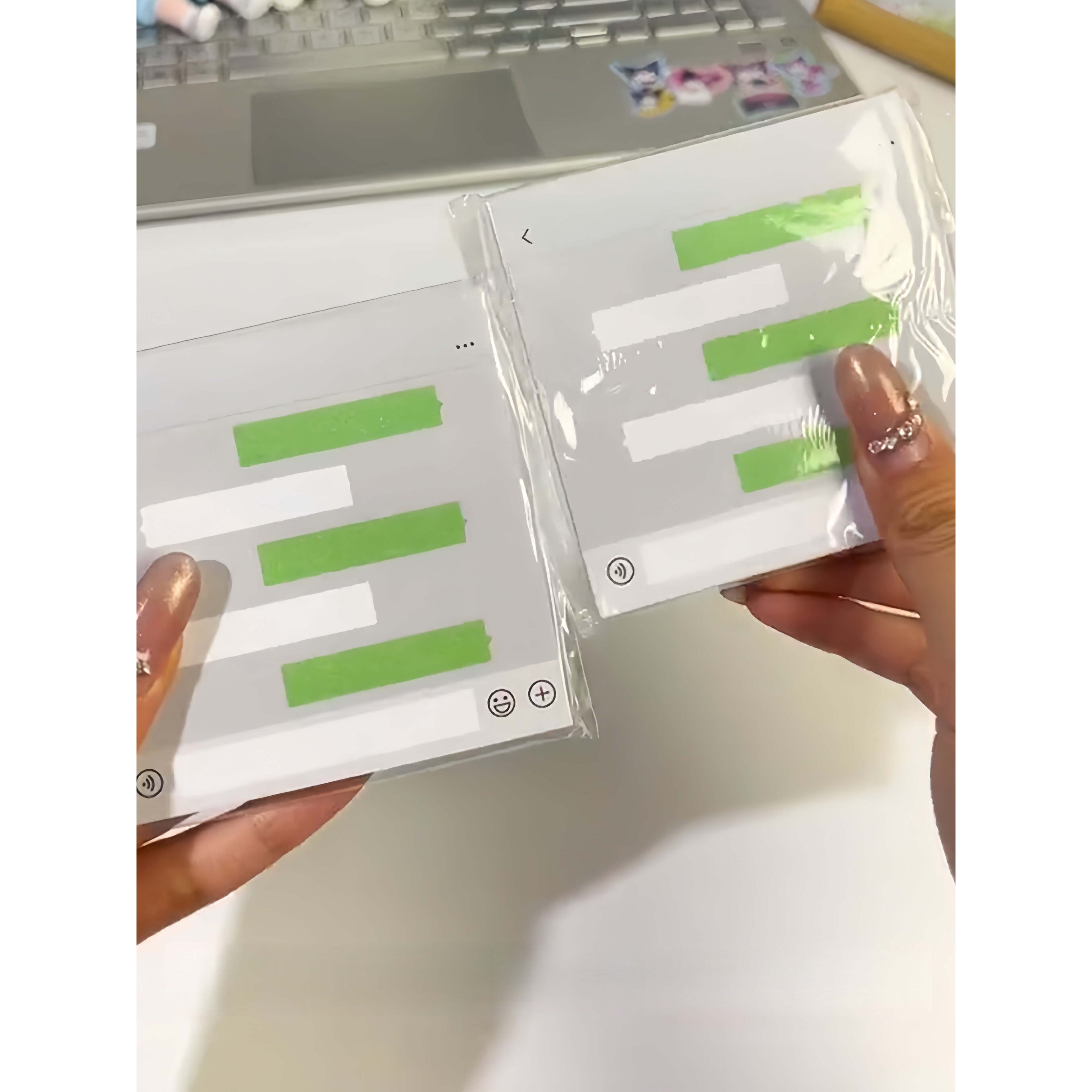 ins风创意微信便签纸可撕式对话框留言贴办公室桌面装饰搞怪贴纸