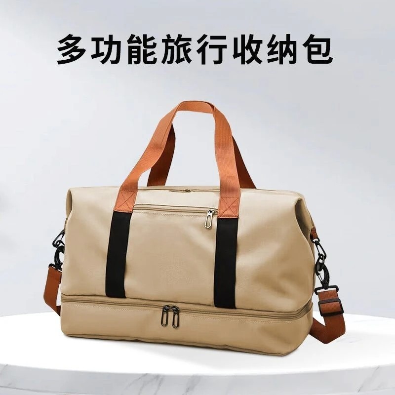 旅行包手提包短途出行大容量帆布包包行李包短途轻便运动健身u
