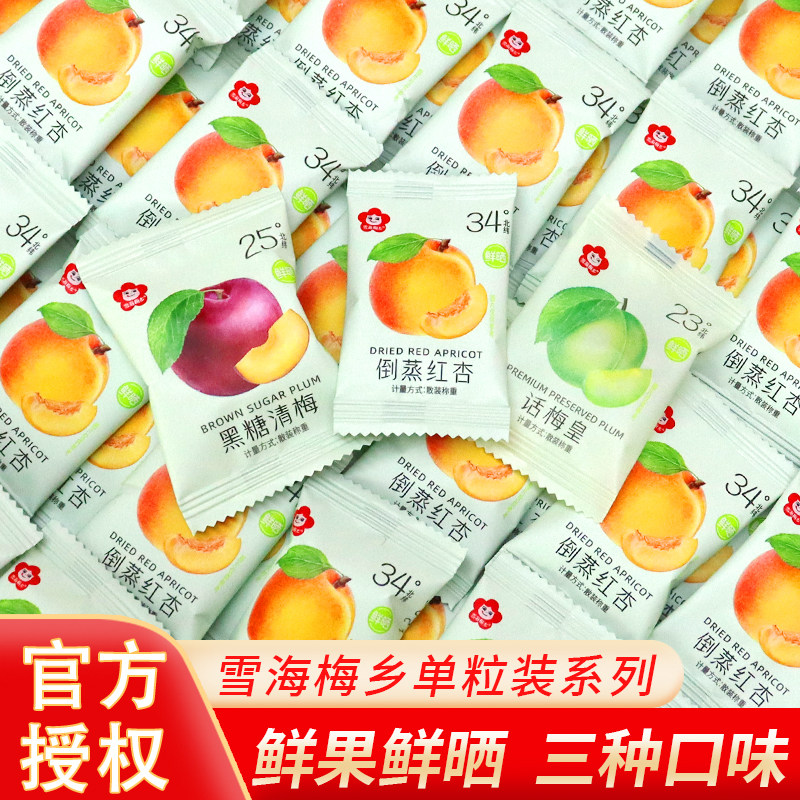 雪海梅乡话梅皇蜜饯果脯果干酸甜解馋休闲办公零食小吃青梅话梅酸