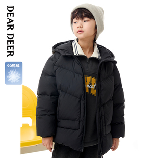 【门店同款】迪迪鹿童装男童羽绒服儿童冬季新款连帽羽绒外套上衣