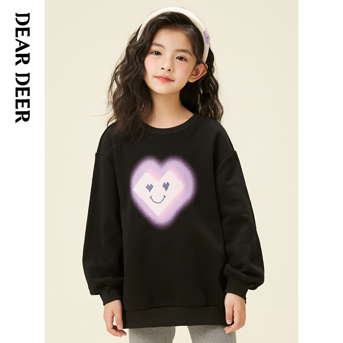 迪迪鹿童装2023新款女童卫衣