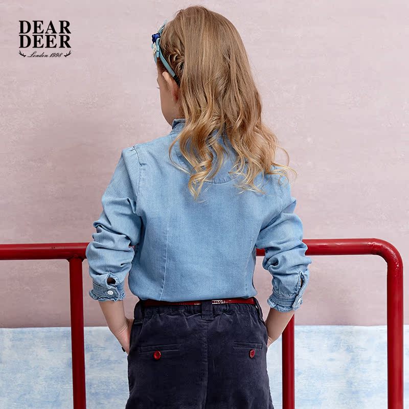 Chemise fille DEAR DEER à manche longue - Ref 2084746 Image 3