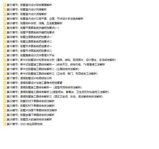 KSD高端别墅施工图综合技法CAD施工图深化教程带部分课件