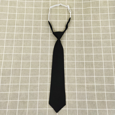 JK黑色免打结女生小领带