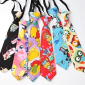 可爱ins装 小领带衬衫 女日系短款 饰搭配学院风趣味卡通儿童学生