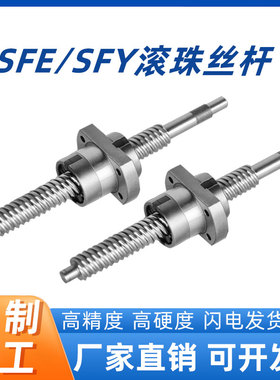 滚珠丝杆套装高精密SFE/SFY/2020 1616 3220 3232 4040大导程丝杠