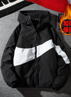 青少年冬季初中学生羽绒保暖棉服