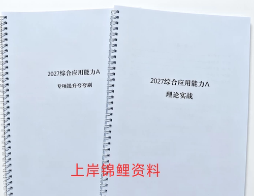 2027超讲义王一一综合应用能力综应A类课件职测线格子圈本