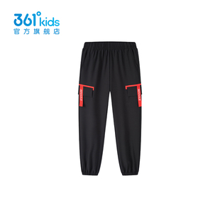 361男童工装束脚裤2025冬季新款男休闲裤多口袋运动裤