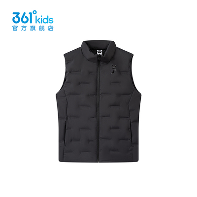 商场同款361童装男童羽绒马甲中大童2025冬新款保暖外套K52541101