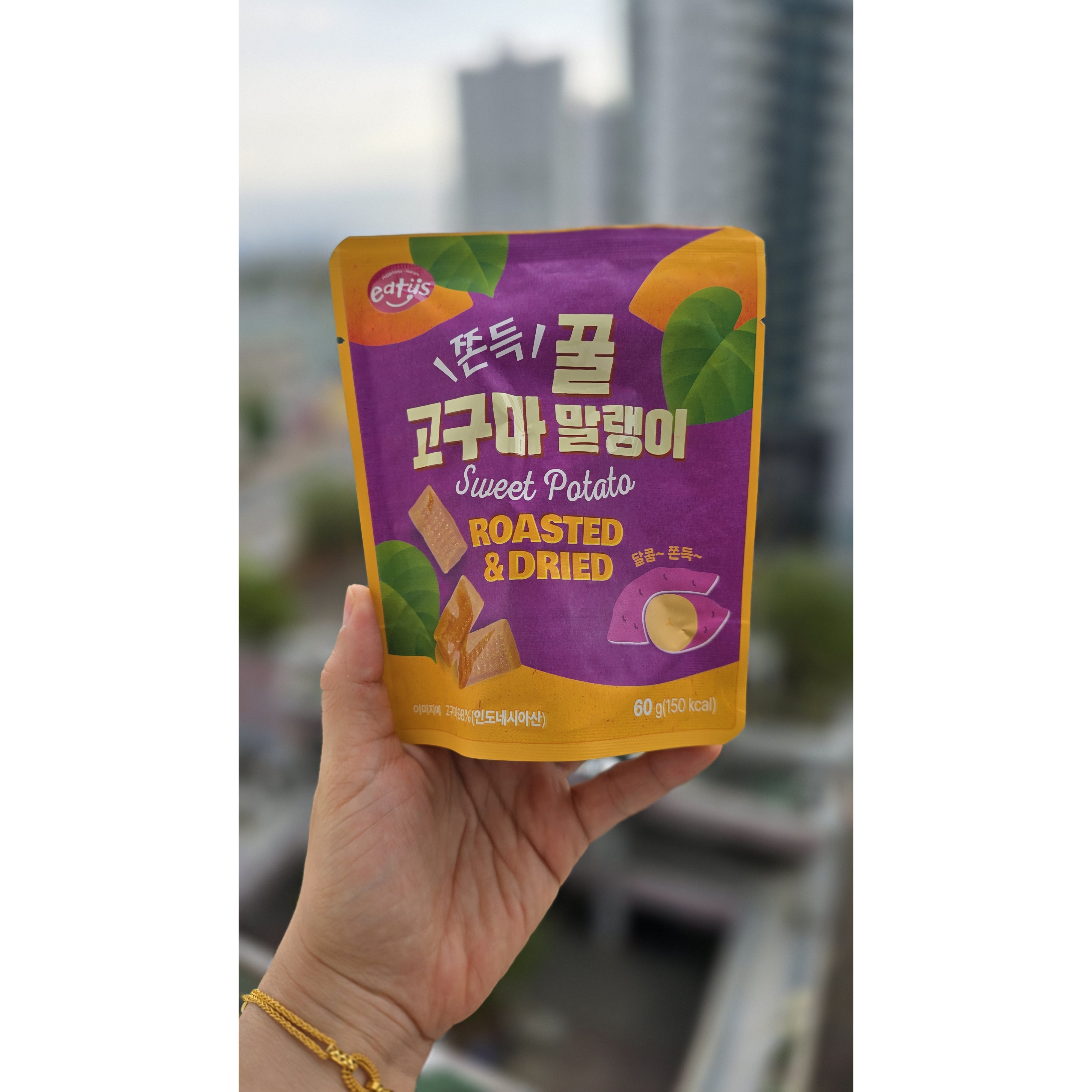 双11新品国内现货韩国进口人气蜂蜜地瓜条60g香甜软糯人气零食