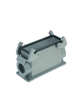 HARTING浩亭09300240230哈丁矩形连接器表面安装底座高结构压铸铝