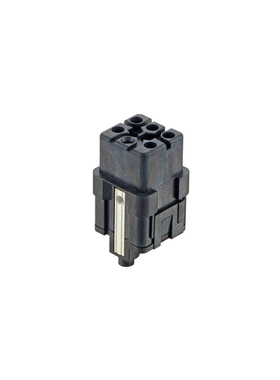 HARTING浩亭09128053104哈丁矩形连接器系列黑色单体插芯母头