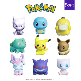 正版宝可梦精灵球皮卡丘萌粒玩具耿鬼手办小小奇遇第三弹迷你盲盒