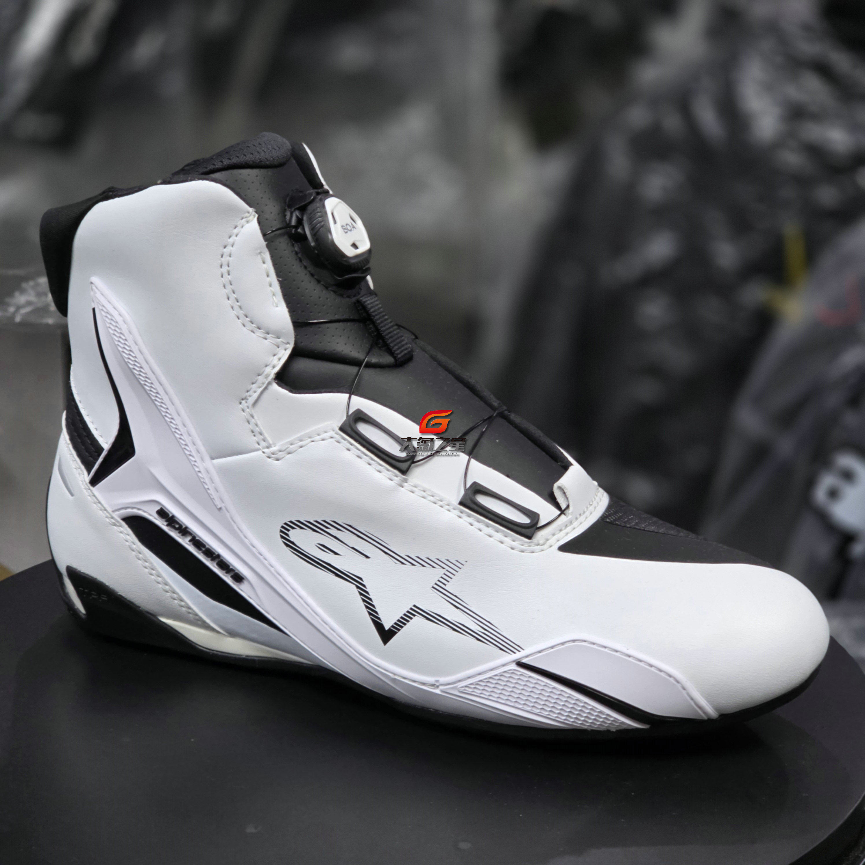 A星FASTER 4 BOA 摩托机车骑行鞋短靴93运动透气休闲四季防摔男鞋