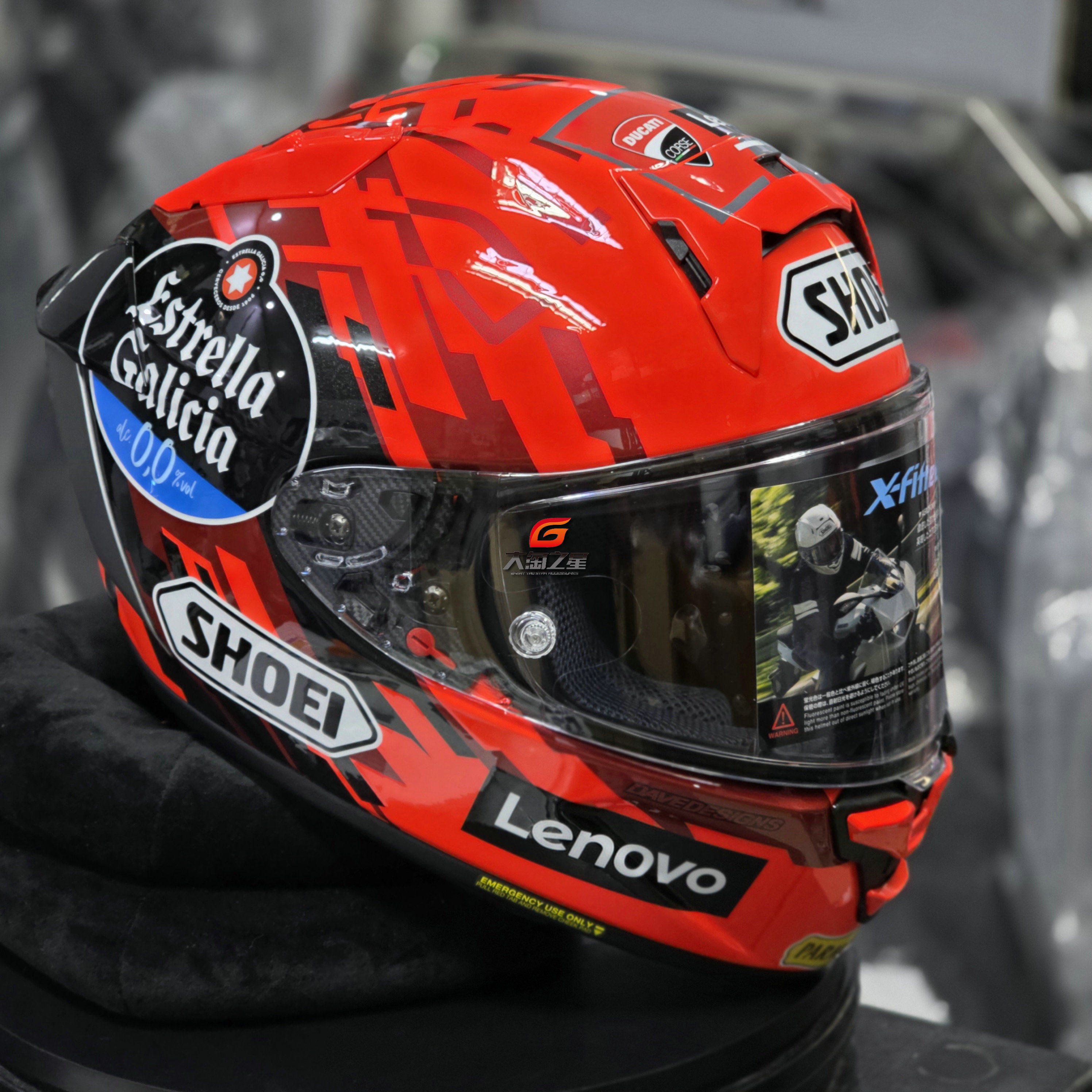 日本正品代购shoei x15正规日版FIM认证马奎斯红蚂蚁头盔包邮包税