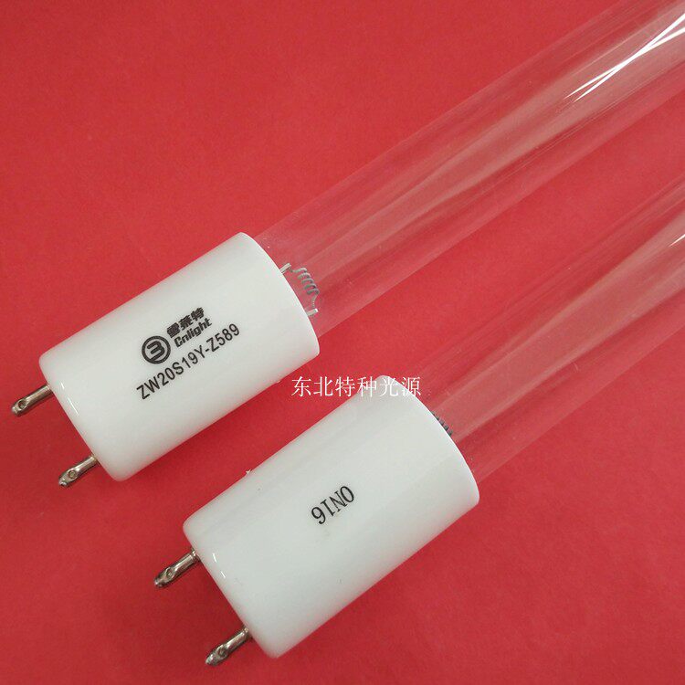 雪莱特20w紫外线灯185nm-254nm波长zw20s19y-z589杀菌消毒灯管