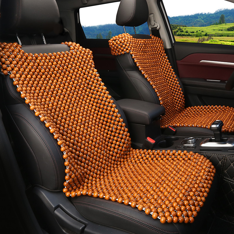 木珠汽车坐垫夏季凉垫单片通风透气制冷夏天通用靠背珠子座垫车垫