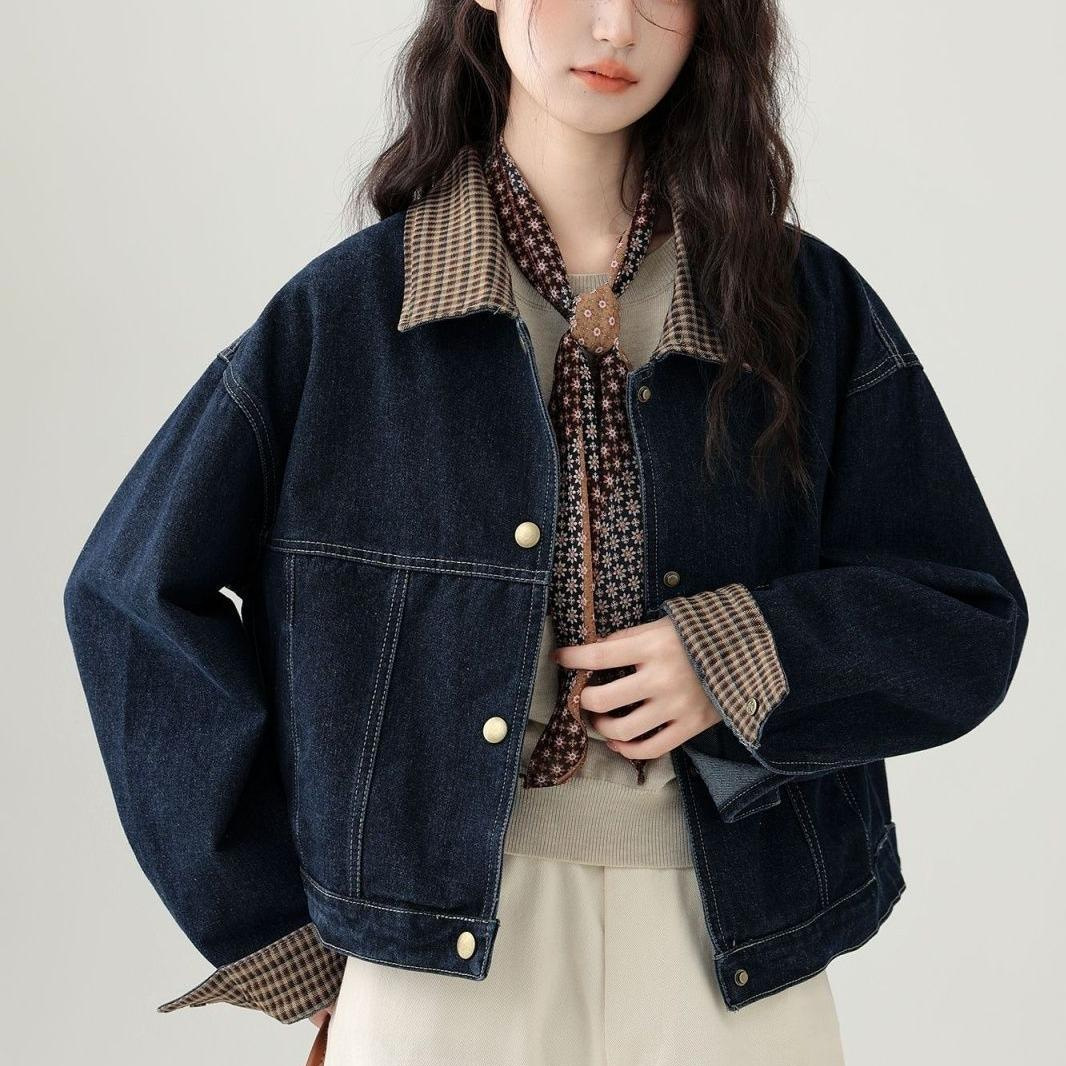 2025春秋季新款港风翻领