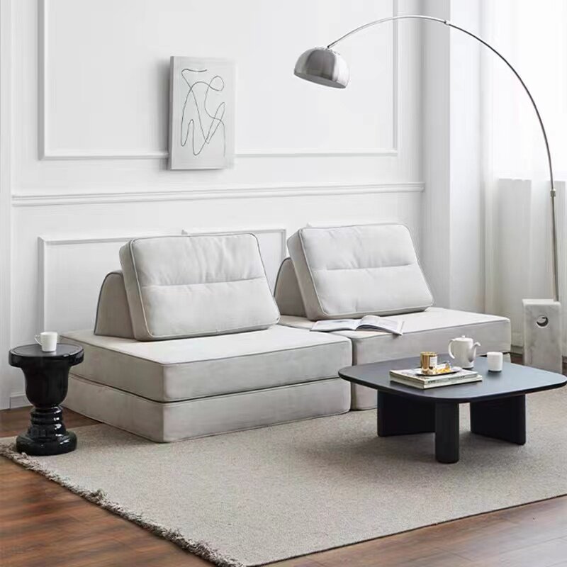 北欧现代简约客厅极简格度生活九层糕组合豆腐块模块布艺懒人沙发