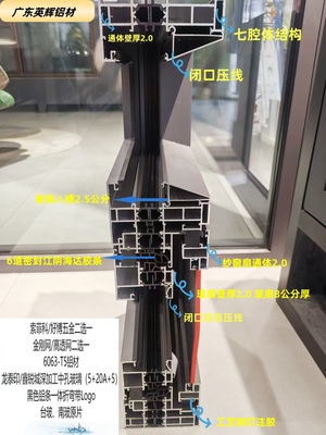 成都厂家断桥铝合金门窗封阳台推拉落地平开窗纱一体隔音玻璃定制