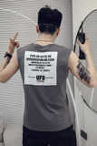 B03-P35男士坎肩网红潮牌无袖青春流行宽松运动免烫夏季背心4，男装背心/马甲，电商A257