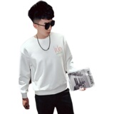 W132021新款字母卫衣男春秋潮牌圆领衣服黑首，男装卫衣，电商A257