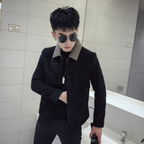 K88-P1552020妮子衣短款秋冬新款外套男韩版休闲时尚加厚夹克，男装毛呢大衣，电商A257