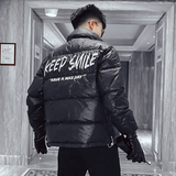 MY08-特P168新款2021社会小伙羽绒服潮牌ins字母立领保暖外套3，男装羽绒服，电商A257