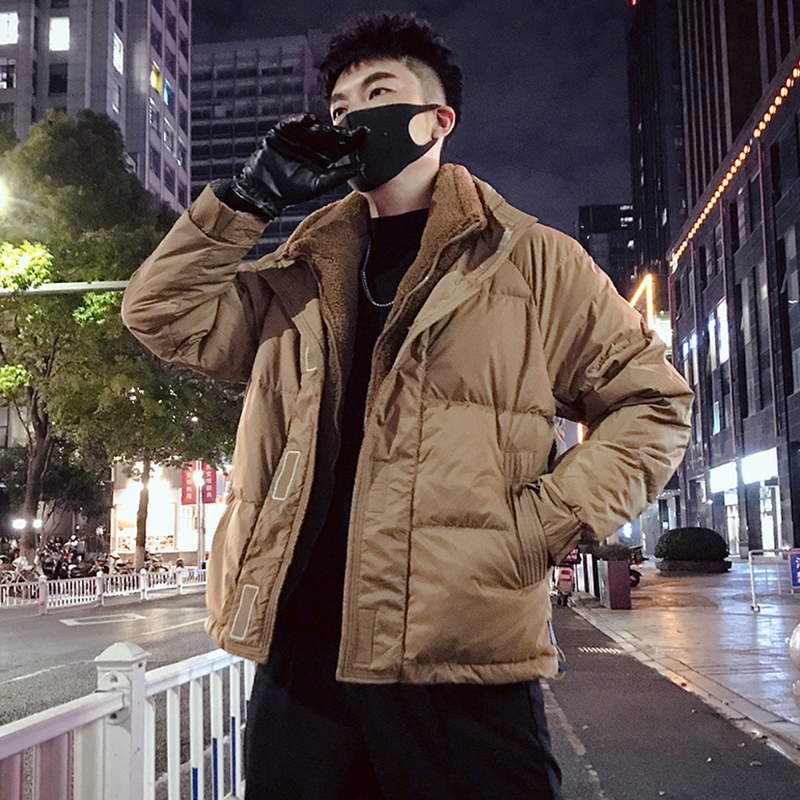 MY30-P178冬季假两件羽绒服男加厚男装上衣2024新款痞帅羽绒棉2，男装羽绒服，电商A257