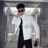 JK808-P105秋季男士夹克外套潮流潮牌亮片网红时尚社会小伙上衣，男装夹克，电商A257