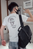 T26-P452021夏季潮流短袖男修身时尚百搭个性印花体恤5，男装T恤，电商A257