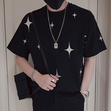 T62-P48潮牌白色短袖男款夏季2023新款男装重磅T恤宽松半袖，男装T恤，电商A257