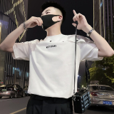 X52-P58设计感T恤男ins潮牌短袖2024新款夏季男装上衣痞帅气3，男装T恤，电商A257