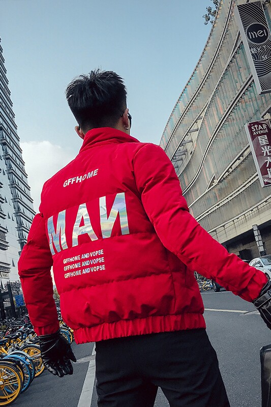MY81-P145棉衣男潮冬季加厚潮流立领帅气青少年短款2020爆款外套,男装棉衣,电商A257