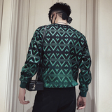 Y22-P68秋季时尚休闲花色满印男士卫衣长袖潮牌个性原宿ins外套1，男装卫衣，电商A257