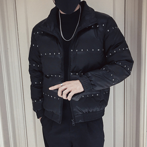 MY36-特P138 新款冬季短款棉衣潮牌加厚男装高级感羽绒棉服外套1图片