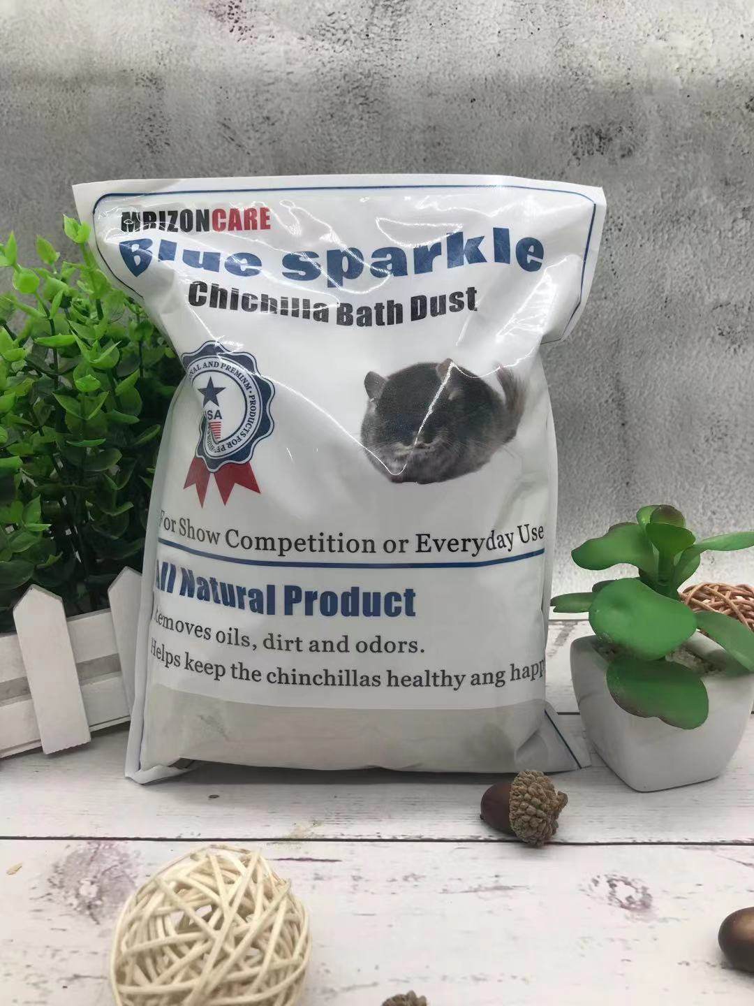 【包邮】美国蓝闪blue sparkle龙猫浴沙蓝色闪电媲美蓝云2.5lb