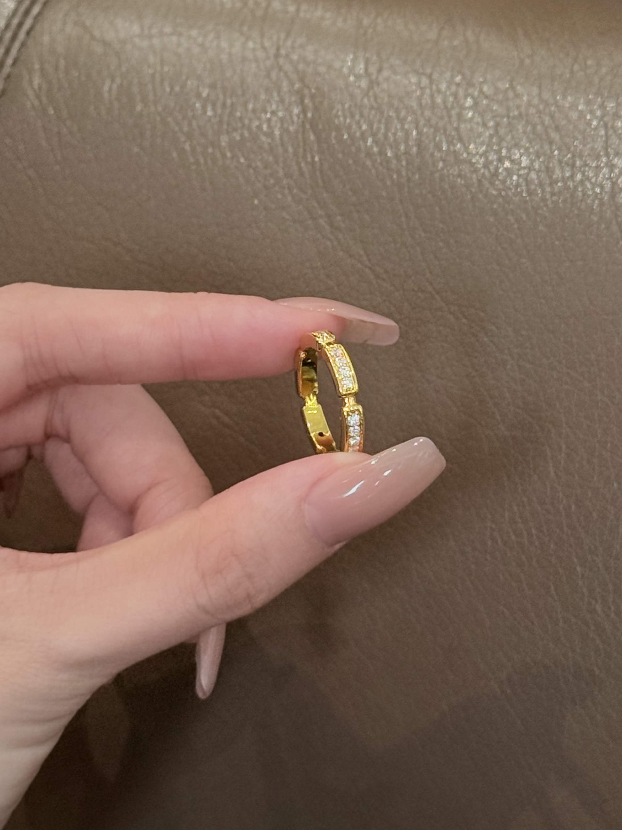 love排戒黄金戒指足金999