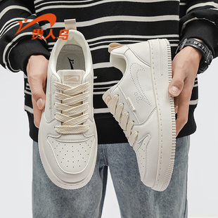 贵人鸟男鞋休闲板鞋小白鞋春秋季新款皮革橡胶底情侣运动鞋学生