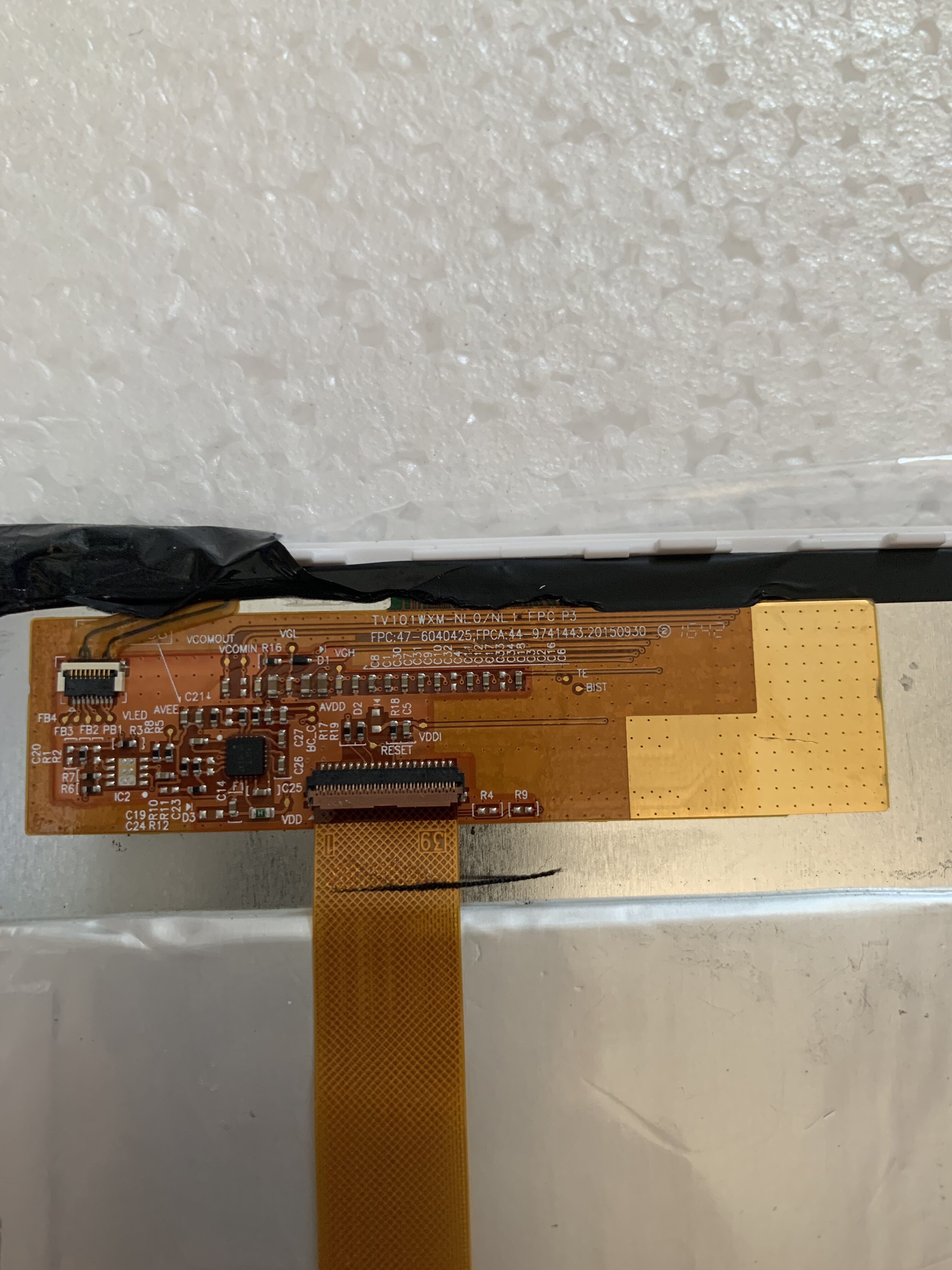 平板电脑学习机显示屏内屏TV101WXM-MLO/NL 1 FPC P3 可配触摸屏