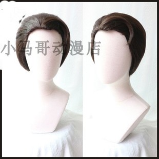 底特律：化身为人 康纳 cos假发 成为人类 大背头款 美人尖